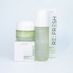 The Reset Salad skincare routine by GLOCERY