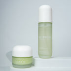 Lightweight cleanser and hydrating moisturizer skincare routine