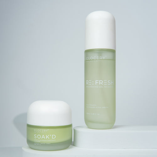 Lightweight cleanser and hydrating moisturizer skincare routine